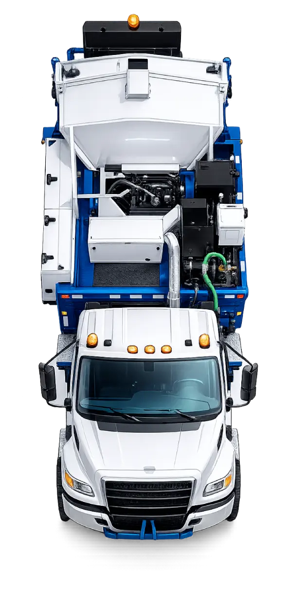 Hotbox asphalt paving truck used for pavement repair and patching