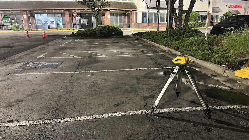 La Parrilla parking lot paving project using All Star Innovations services